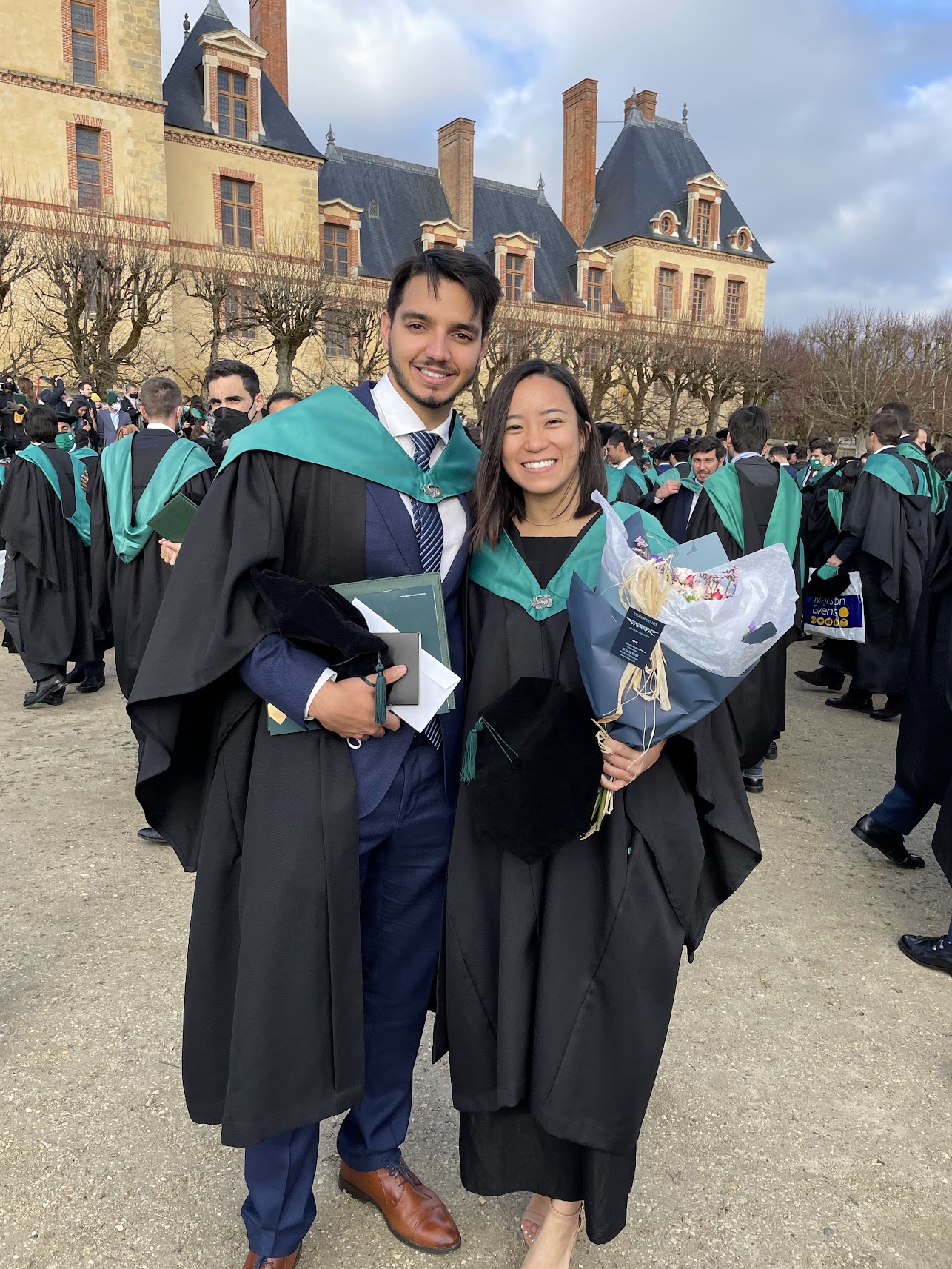 Bev and Nino at INSEAD Graduation